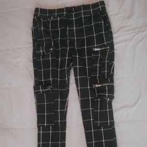 Black women's drawstring pants